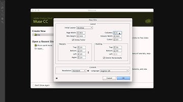 Adobe Muse - Getting Started - part 1
