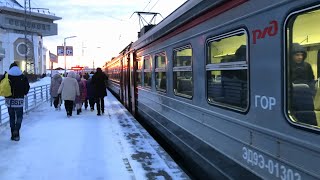 На ЭЛЕКТРИЧКЕ в Семёнов / From the window of the ELECTRIC TRAIN: Nizhny Novgorod region by sochi1030 198 views 2 weeks ago 3 minutes, 49 seconds