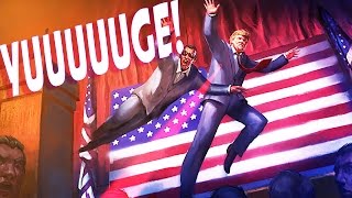 BODYSLAMMING TRUMP! - Mr President Gameplay and Funny Moments screenshot 5