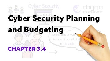 Cyber Security Planning and Budgeting - Ch-3.4.