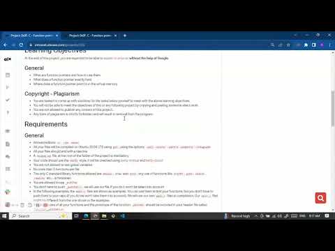 0x0F  C   Function pointers Quiz