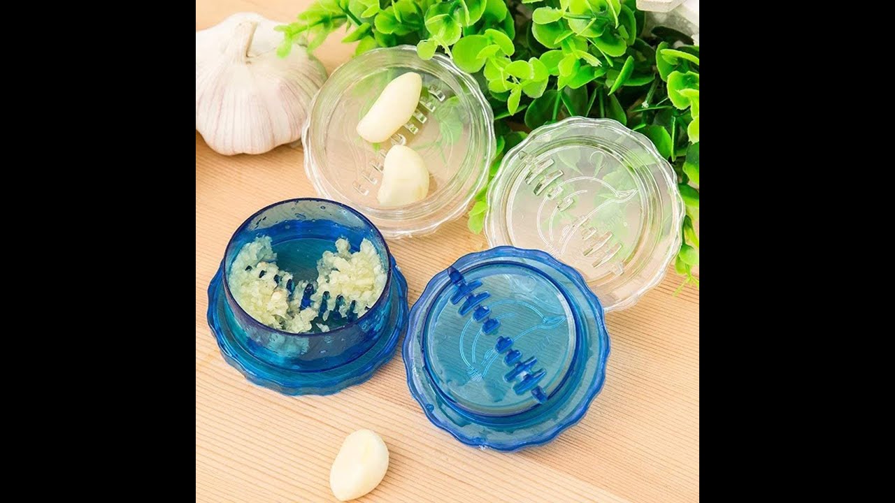 Just Under £1 Garlic Ginger Crusher Grinder Press Rotate Kitchen Gadget Tools  | 