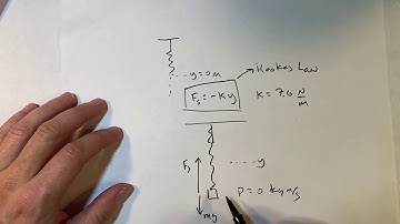 How do you model the motion of a mass oscillating on a spring? What is a model for the spring force?