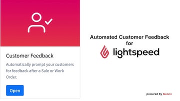 Ikeono Automated Customer Feedback for Lightspeed Retail : Lightspeed Essentials