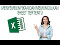 CARA MENYEMBUNYIKAN DAN MEMUNCULKAN KEMBALI SHEET TERTENTU | HIDE - UNHIDE EXCEL