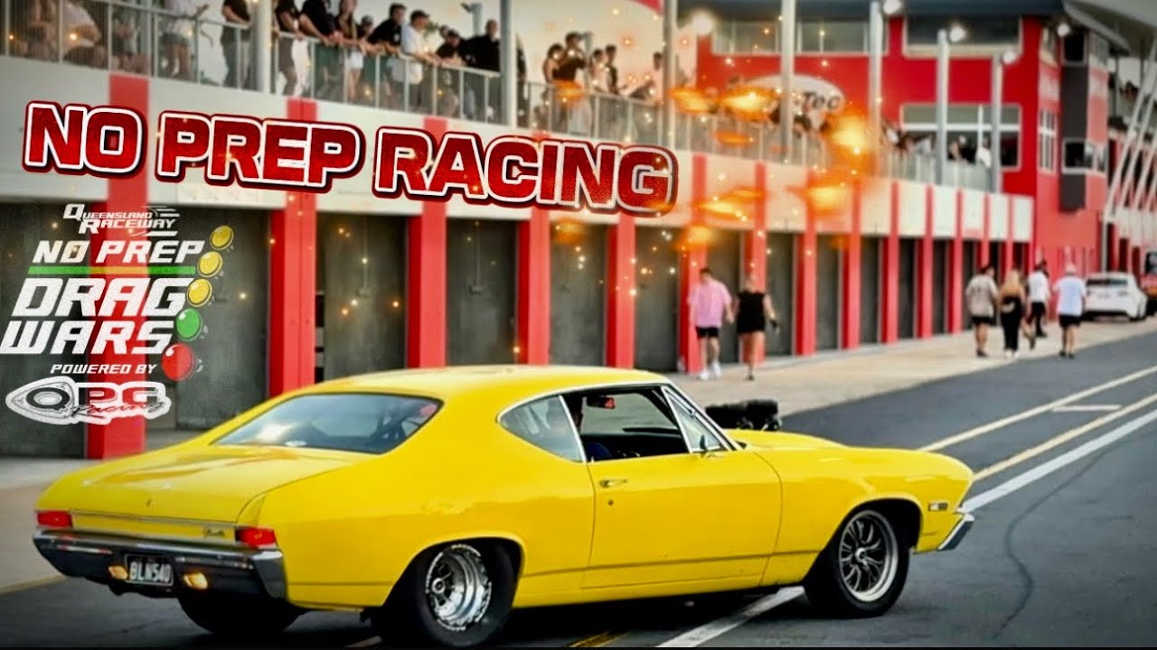 BRISBANE ROLL RACING PUTS ON NO PREP DRAG WARS @ QUEENSLAND RACEWAY. #noprep #aussie #muscle #100k 