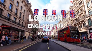 London, England, UK - Driving Tour 4K [Part 1]