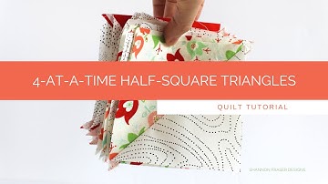 Easy 4-at-a-Time Half-Square Triangle Tutorial