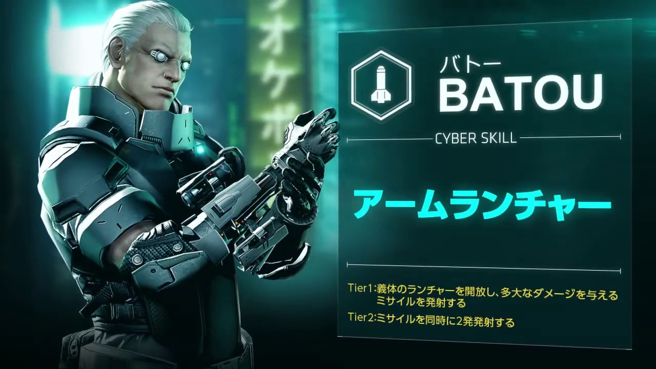 【攻殻機動隊 S A C ONLINE】 『バトー』キャラクター紹介 - YouTube