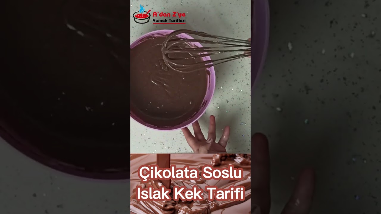 Çikolata Soslu Islak Kek Tarifi #yemektarifi #short  #shorts  #yemektarifivideoları #kektarifleri