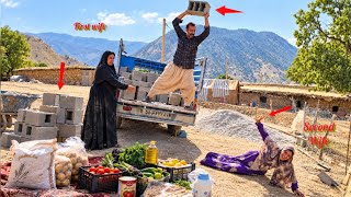 Operator Support: Delivering construction materials to Ali's family and the second wife's rage🧱