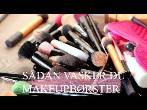 Video: 5 måder at rengøre makeupbørster på
