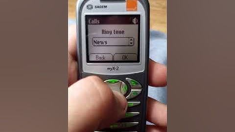 Sagem MYX-2 preloaded ringtones