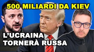 TRUMP CHIEDE 500 MILIARDI DI RISARCIMENTO A ZELENSKY | Tregua a Gaza in pericolo