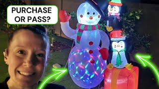 The Cutest Christmas Inflatable Ever?! 🎅⛄ Snowman with Penguins Holiday Yard Decor Review
