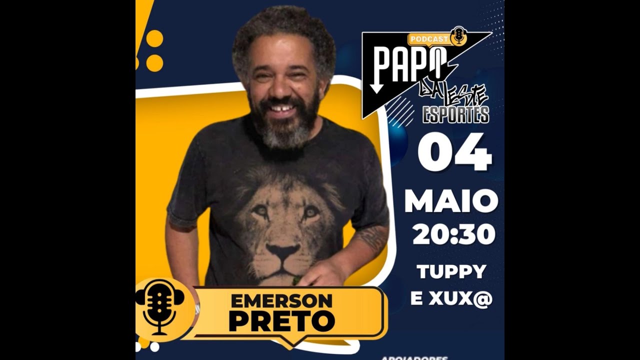 PAPO DA LESTE ESPORTES - 61 EMERSON PRETO - YouTube