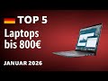 TOP—5. Beste Laptops bis 800€. Test &amp; Vergleich Dezember 2025
