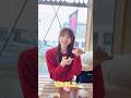 苺大福を糸で切った🍓 #桐谷蝶々 #声優