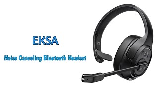 EKSA Noise Canceling Trucker Bluetooth Headset with Microphone