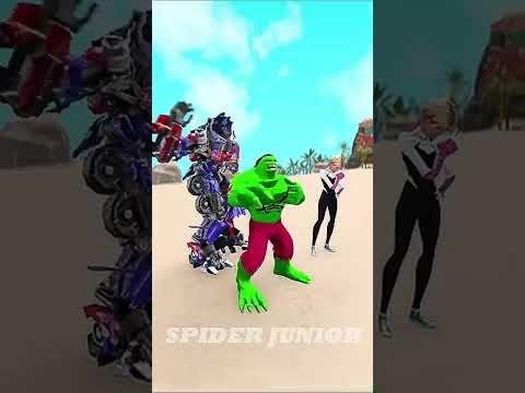 Hulk vs Spider-man boxing 💪🦹‍♂️ #shorts #spiderman