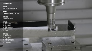 Plunge Milling Application with Turbo 16 | Seco Tools