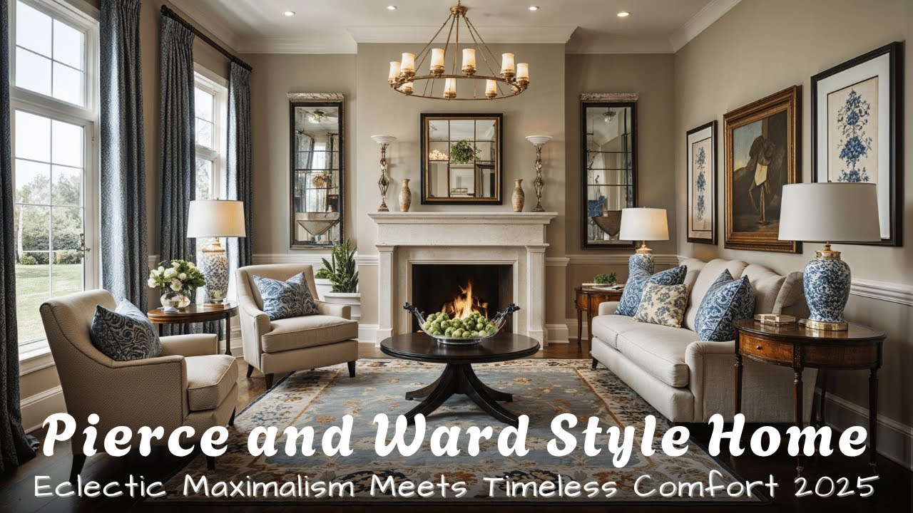Pierce and Ward Style Home Interior Design | Eclectic Maximalism Meets ...