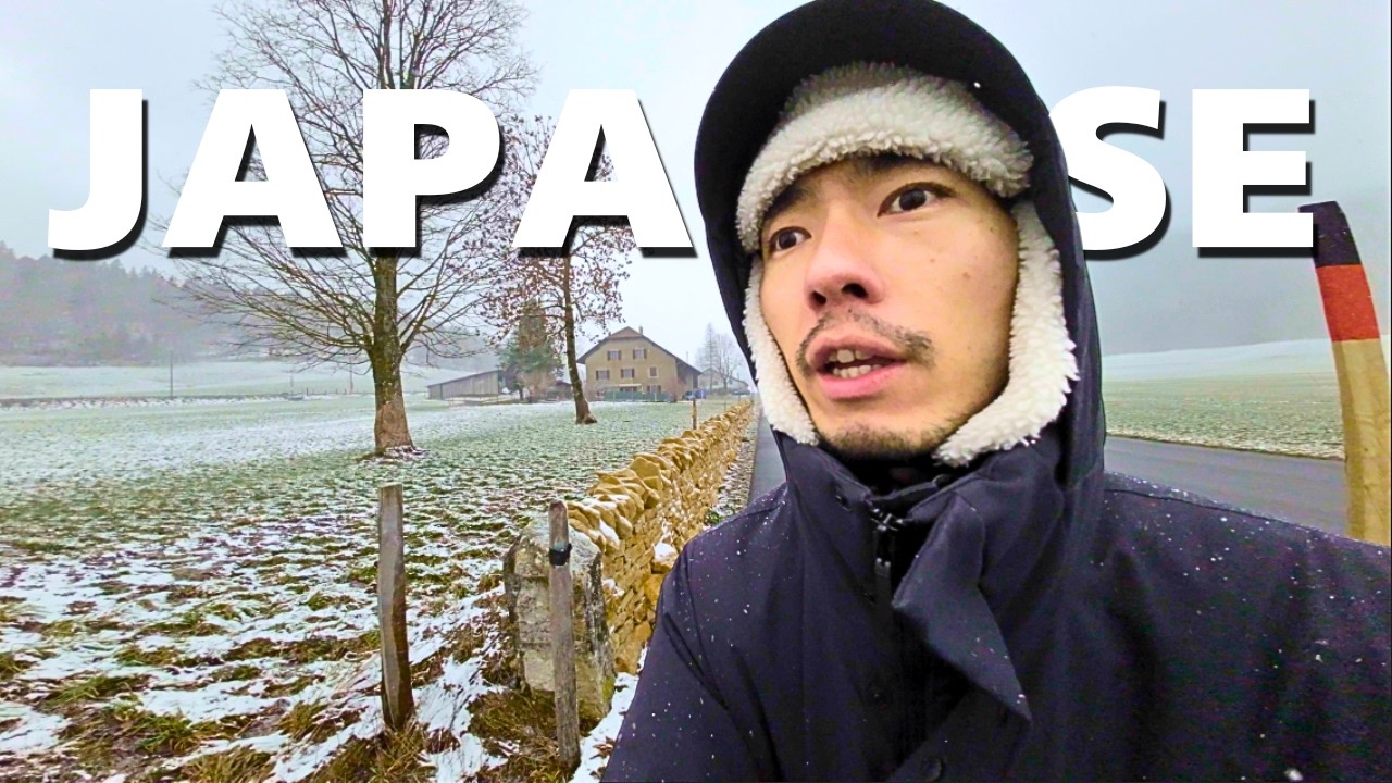 Learn Japanese on a Snowy Walk in Switzerland