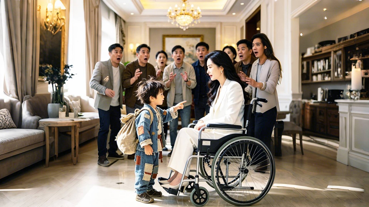 6歲小乞丐回歸豪門被嫌棄，殘疾大姨認他做兒子，誰料他是商業奇才，倆人聯手坐穩豪門繼承人之位！#逆襲 #drama #movie #情感 #萌娃 #短劇 #親情