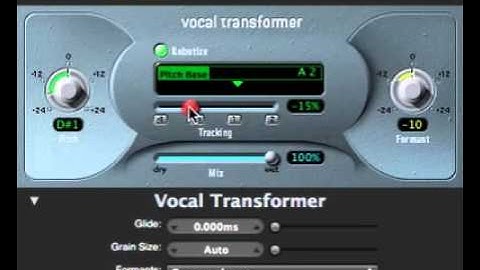 Tutorial Logic: vocal transformer |  | UPV