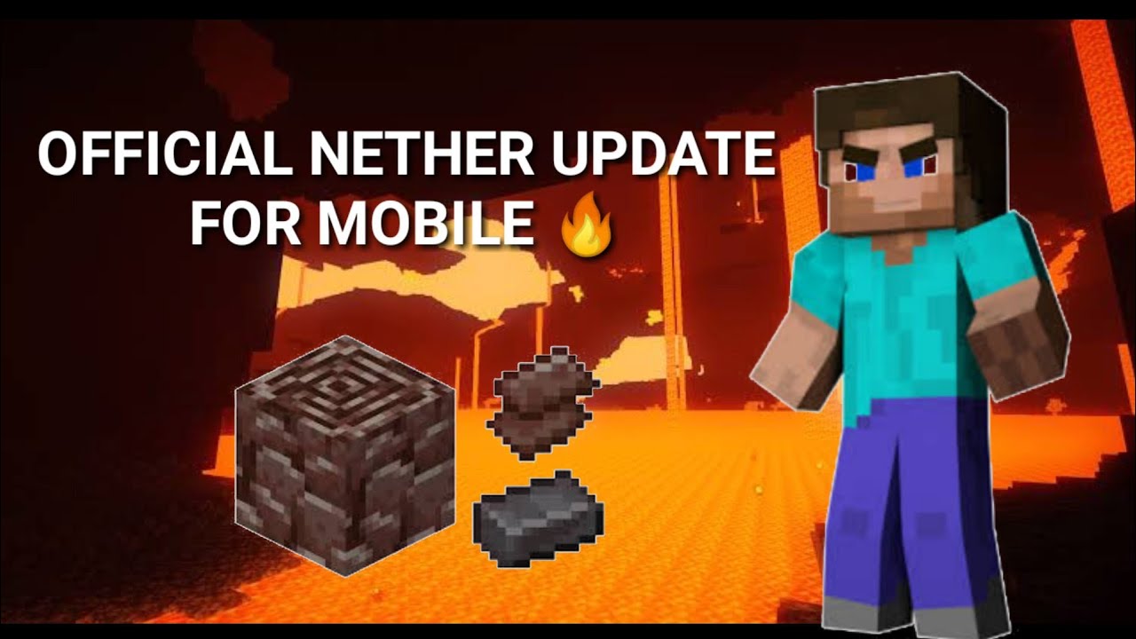 Download official nether update for mcpe | free - YouTube