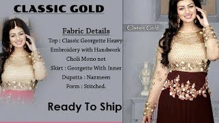 Buy Online Dresses - Latest Floor Length Anarkali Dress 2017 screenshot 4