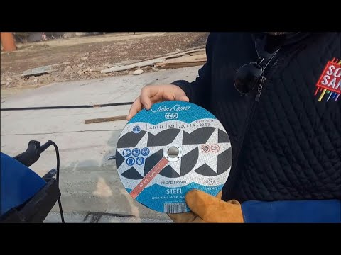 Тесты отрезных дисков размером 180*1,6*22,23