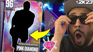 I PULLED THE FIRST AND RAREST HOLOGRAPHIC PINK DIAMOND IN NBA 2K23 MYTEAM PACK OPENING