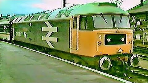 Trains at Inverness  1986  + Journey to Aberdeen