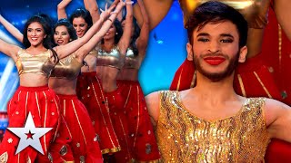 Bollywood group SURPRISE Simon Cowell! | Unforgettable Audition | Britain's Got Talent