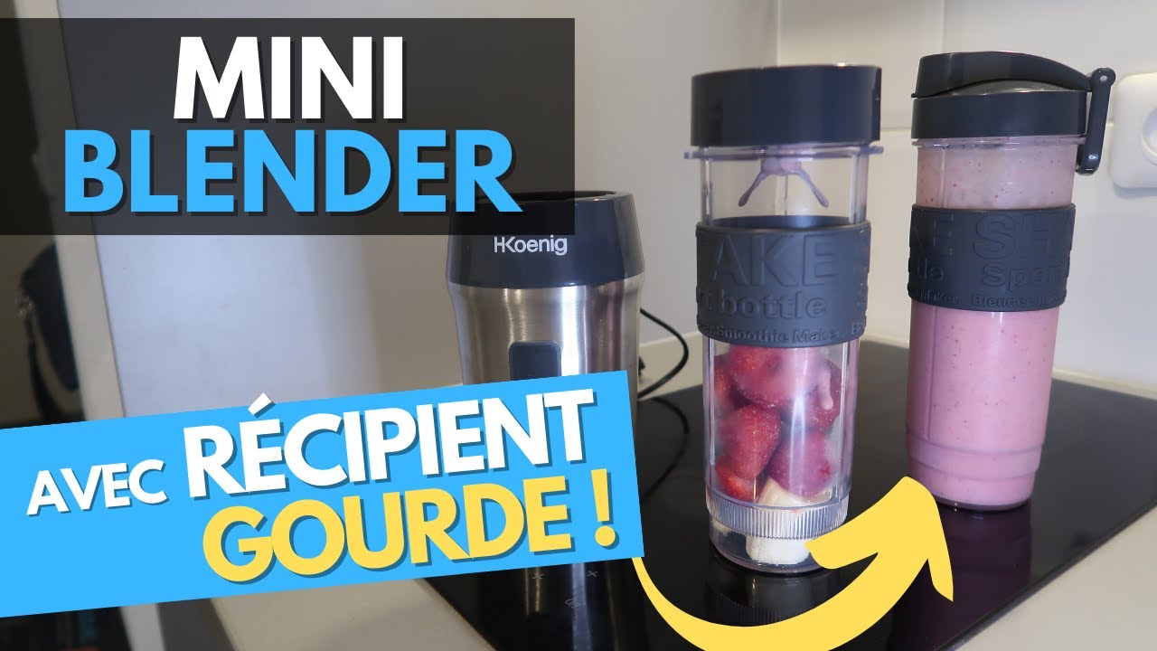 Je teste le Mini Blender Koenig Smoo9 (BEST SELLER ) 