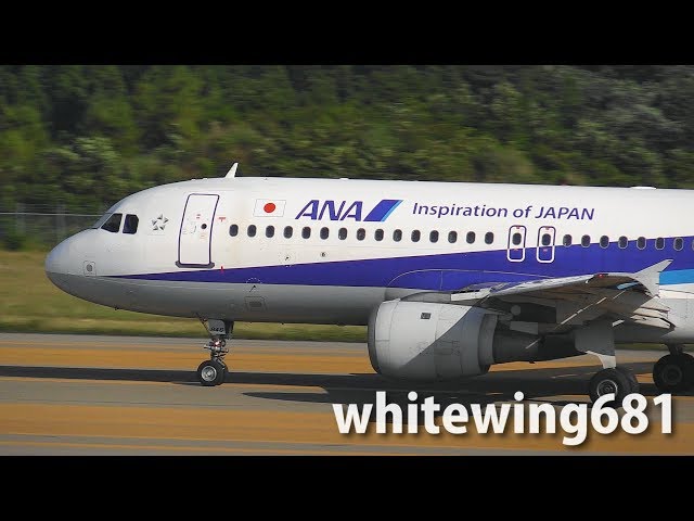 A320] ANA Airbus A320-200 JA8946 TAKE-OFF NOTO Airport 能登空港