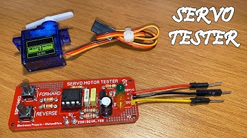 Servomotor Tester Circuit with NE555 for Electronics and Model - PCB Tutorial