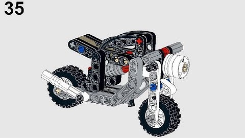 LEGO® 42133 Alternate Build - Technic Telehandler - Motorbike