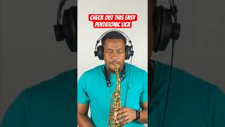 Check out this easy Ronnie Laws pentatonic lick #jazzsaxophone #smoothjazz #saxophone #improvisation