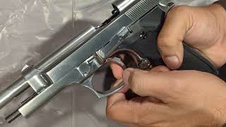 Beretta M92 Airsoft Silver Cal 6 Mm Bb