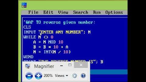 QBASIC REVERSE OF NUMBER , AND SUM OF DIGITS OF NUMBERS