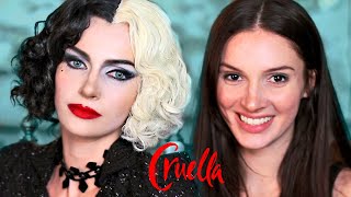 CRUELLA ( Emma Stone ) Makeup Transformation  Cosplay Tutorial