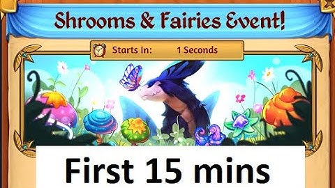 Merge Dragons Shrooms and Fairies Event First 15 Mins Gameplay