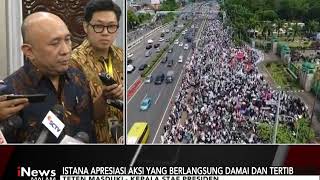 Pihak Istana Mengapresiasi Aksi 299 yang Berjalan Damai & Tertib - iNews Malam 29/09