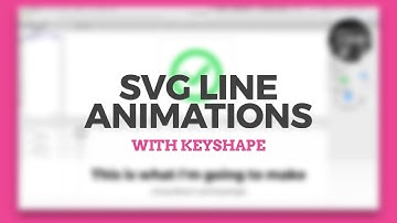 Line animations with Keyshape and Sketch app