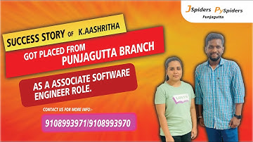 My Placement Journey as a ASSOCIATE SOFTWARE ENGINEER From JSpiders | Hyderabad Punjagutta