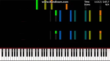 Touhou 6 EoSD U.N. Owen was Here MIDI on Piano From Above