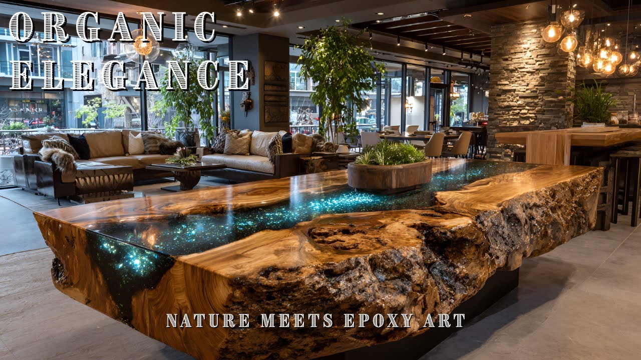 Organic Elegance: Stunning Epoxy Wood Decor Ideas Using Natural ...