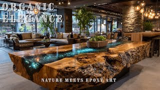 Organic Elegance: Stunning Epoxy Wood Decor Ideas Using Natural Materials
